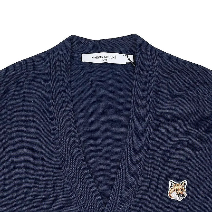 MAISON KITSUNE  |Button-down Unisex Street Style Logo Designers Cardigans