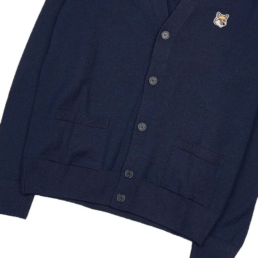 MAISON KITSUNE  |Button-down Unisex Street Style Logo Designers Cardigans