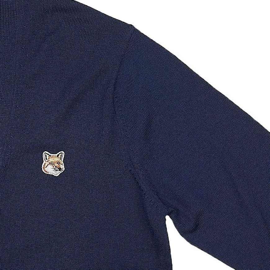 MAISON KITSUNE  |Button-down Unisex Street Style Logo Designers Cardigans