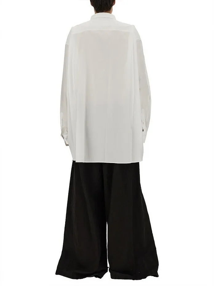 Maison Margiela  |Button-down Long Sleeves Plain Cotton Oversized Designers