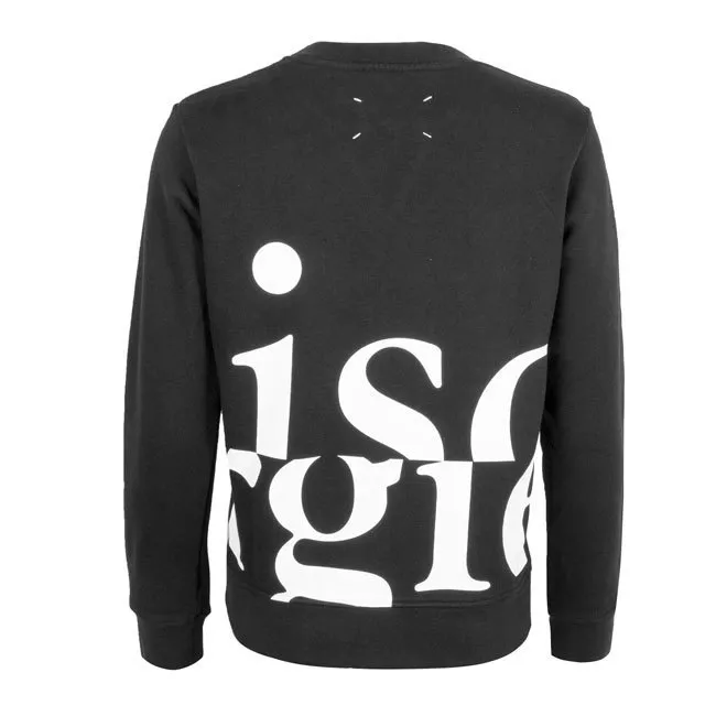 Maison Margiela  |Crew Neck Unisex Sweat Street Style Long Sleeves Cotton Logo