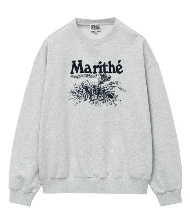 Marithe + Francois Girbaud  |Unisex Street Style Plain Logo Hoodies & Sweatshirts