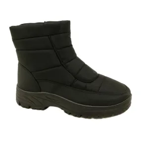 Men's Snow Boots With Zipper News 23MN26-4997 Black