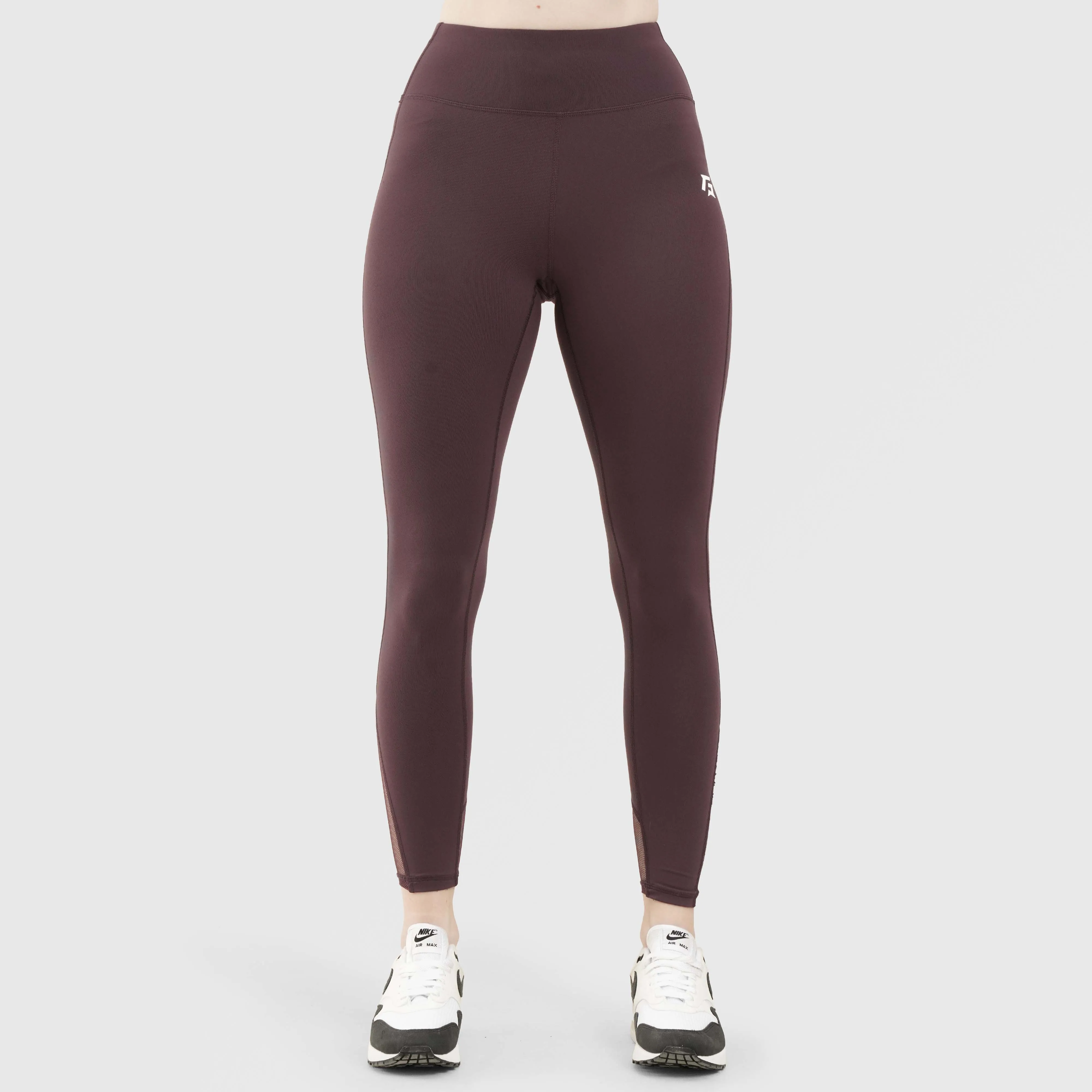 Mesh Leggings (Burgundy)