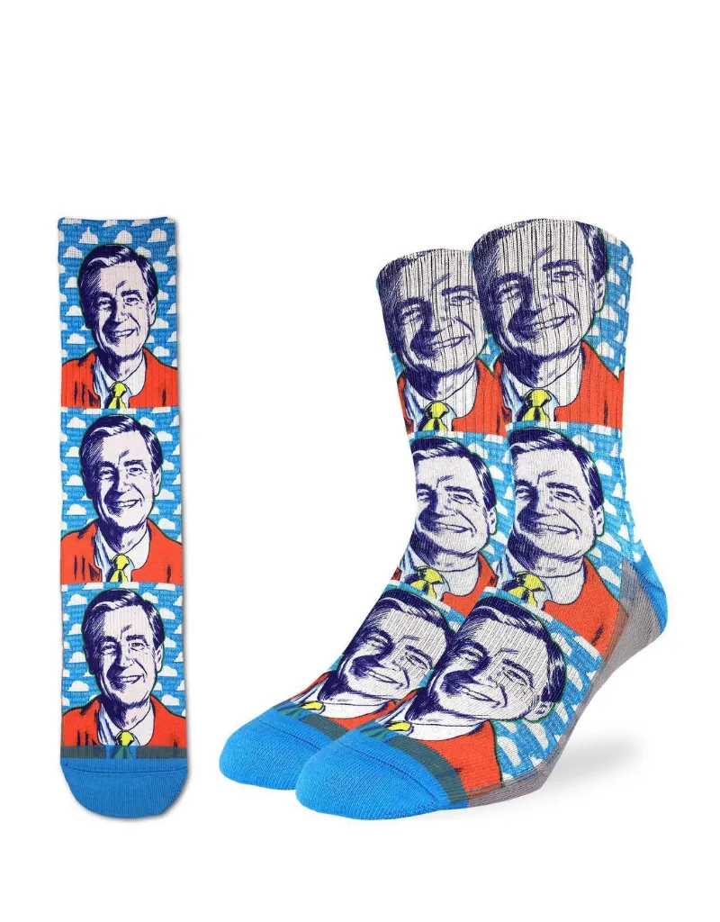 MISTER ROGERS POP ART ACTIVE SOCK