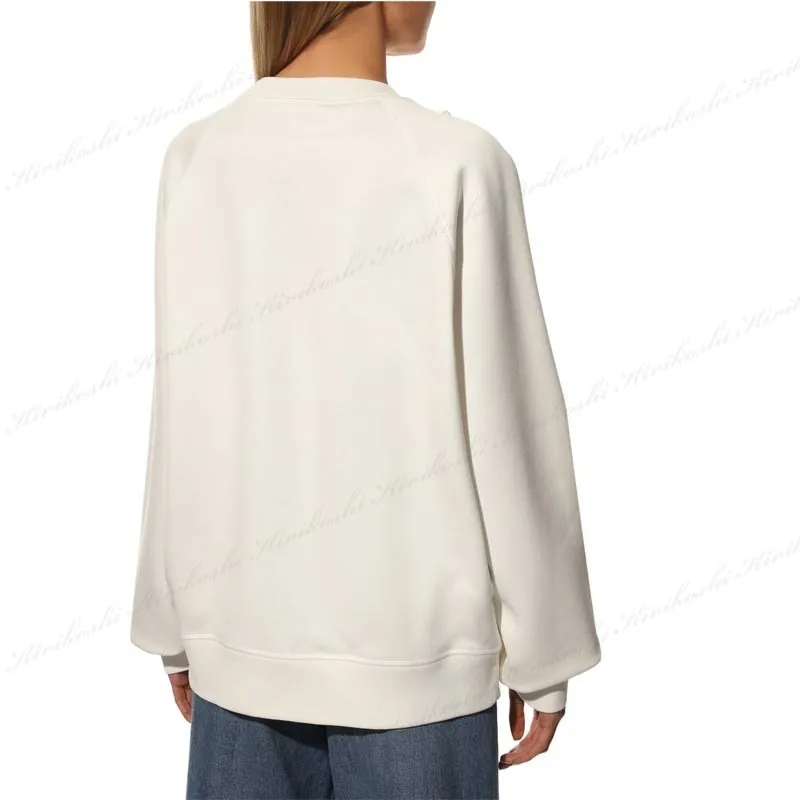 MiuMiu  |Crew Neck Nylon Blended Fabrics Long Sleeves Cotton