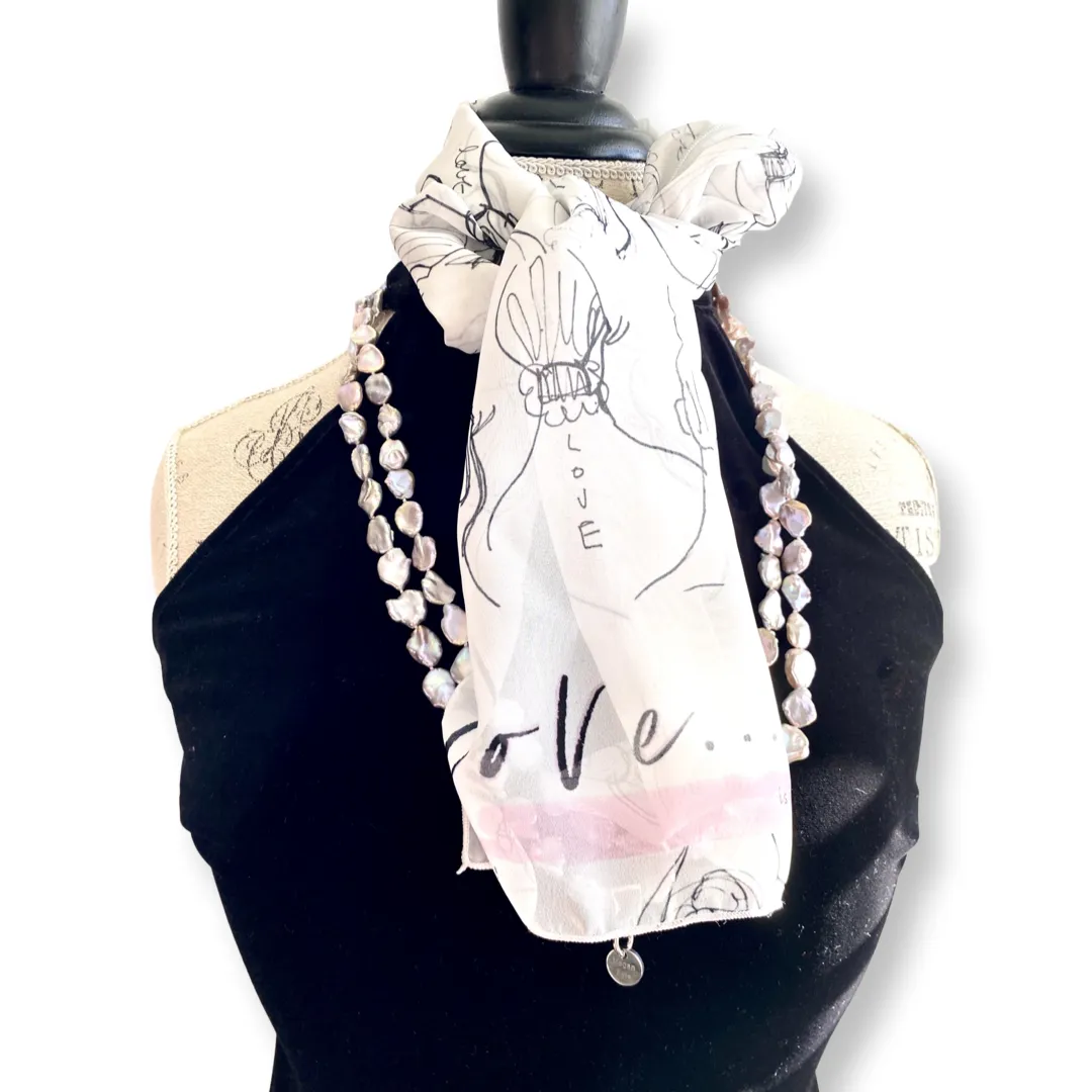 MK Chignon Scarf