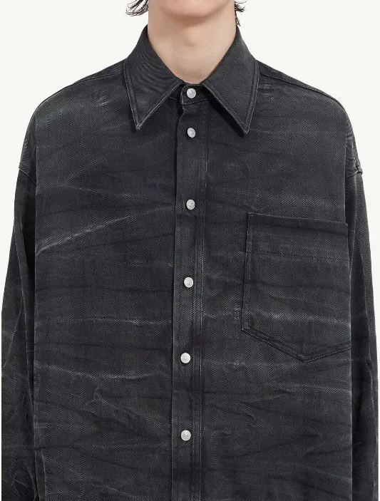 MM6 Maison Margiela  |Button-down Long Sleeves Cotton Shirts