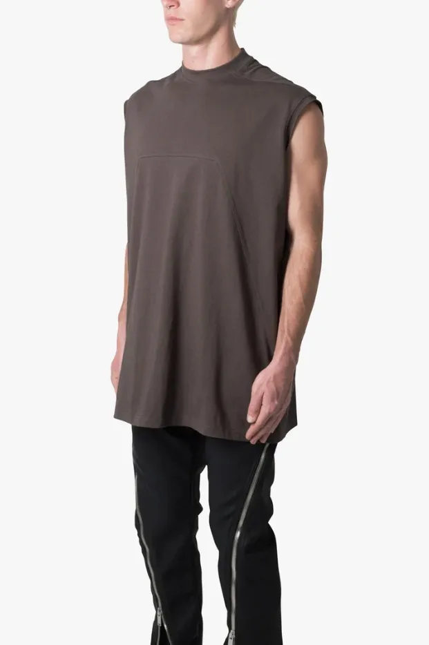 MNML  |Crew Neck Unisex Sleeveless Street Style Plain Cotton