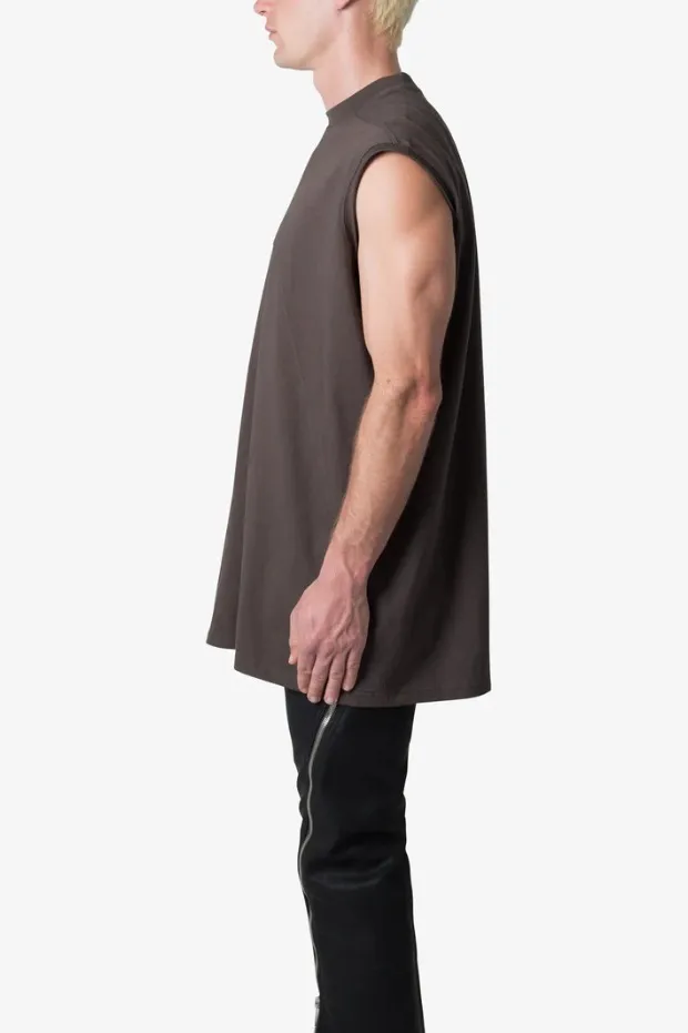 MNML  |Crew Neck Unisex Sleeveless Street Style Plain Cotton