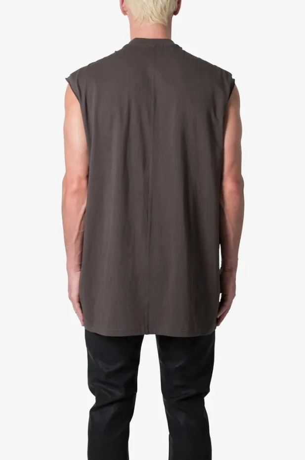 MNML  |Crew Neck Unisex Sleeveless Street Style Plain Cotton