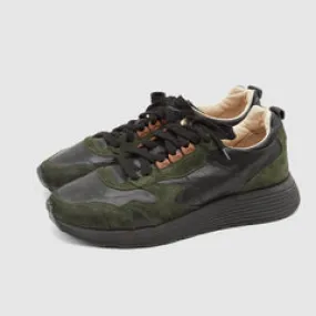 Moma Allaciata Comfort Sneaker Waxed Cotton/ Leather