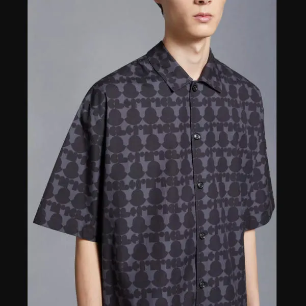 MONCLER  |Logo Print Cotton Shirt