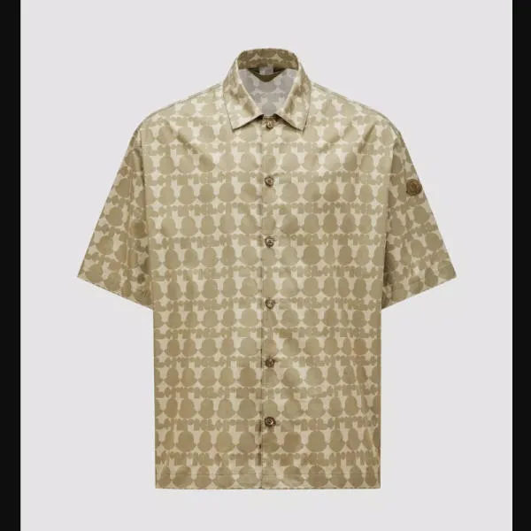 MONCLER  |Logo Print Cotton Shirt