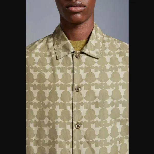 MONCLER  |Logo Print Cotton Shirt