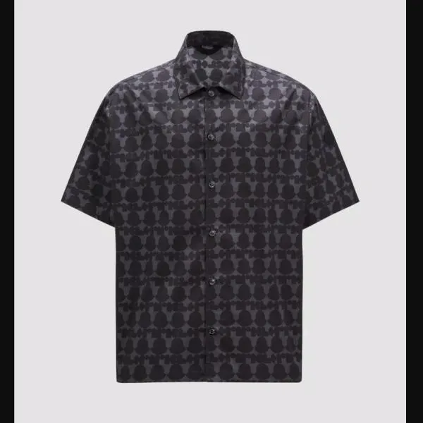 MONCLER  |Logo Print Cotton Shirt