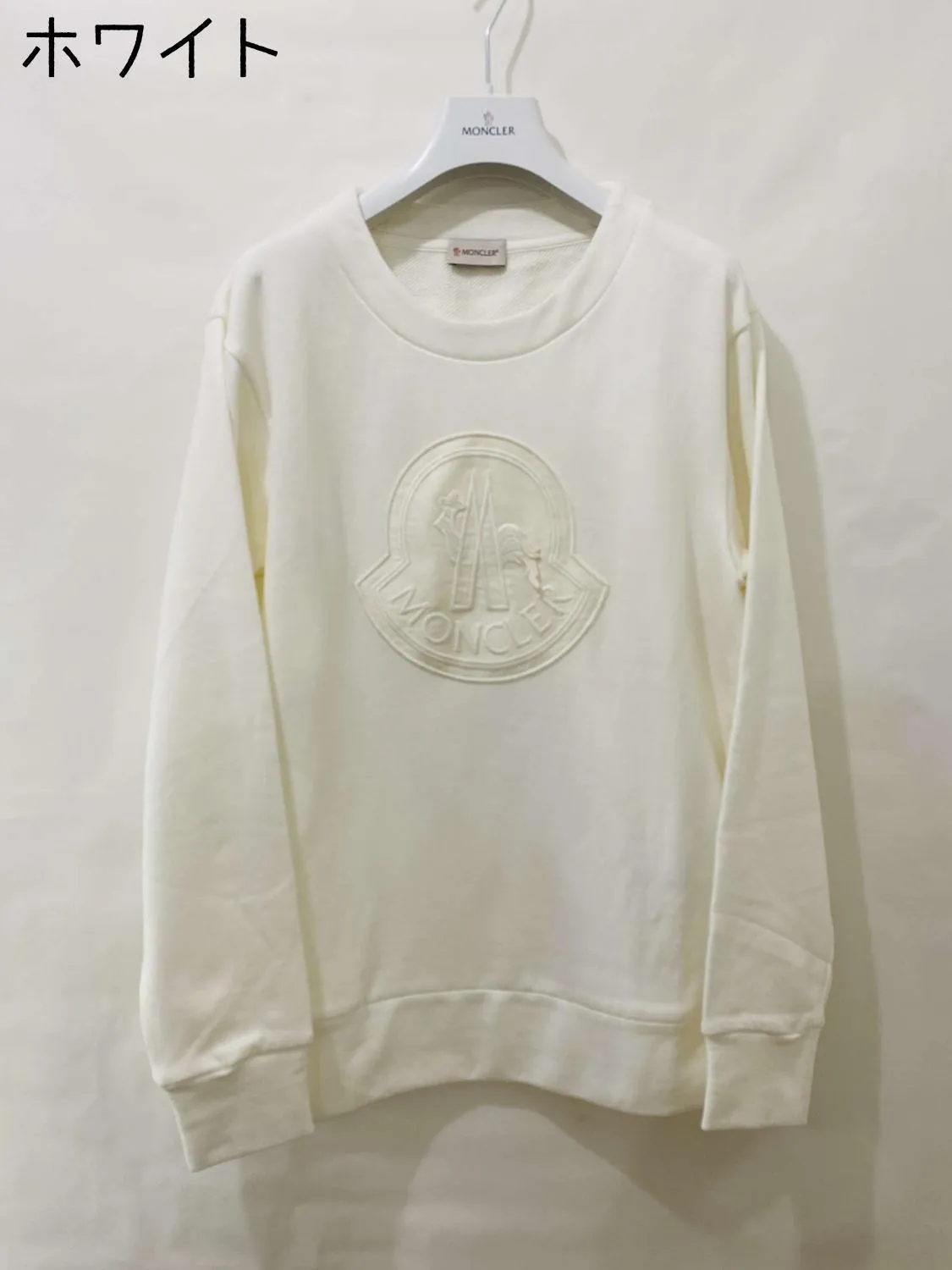 MONCLER  |Street Style Long Sleeves Plain Logo Outlet