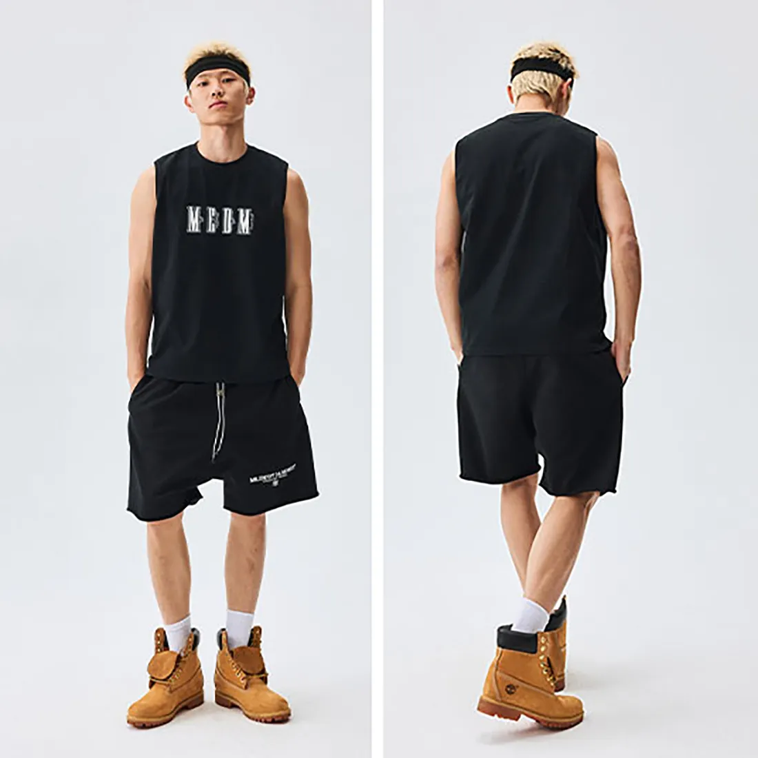 MR. ENJOY DA MONEY  |Unisex Street Style Plain Cotton Logo Vests & Gillets