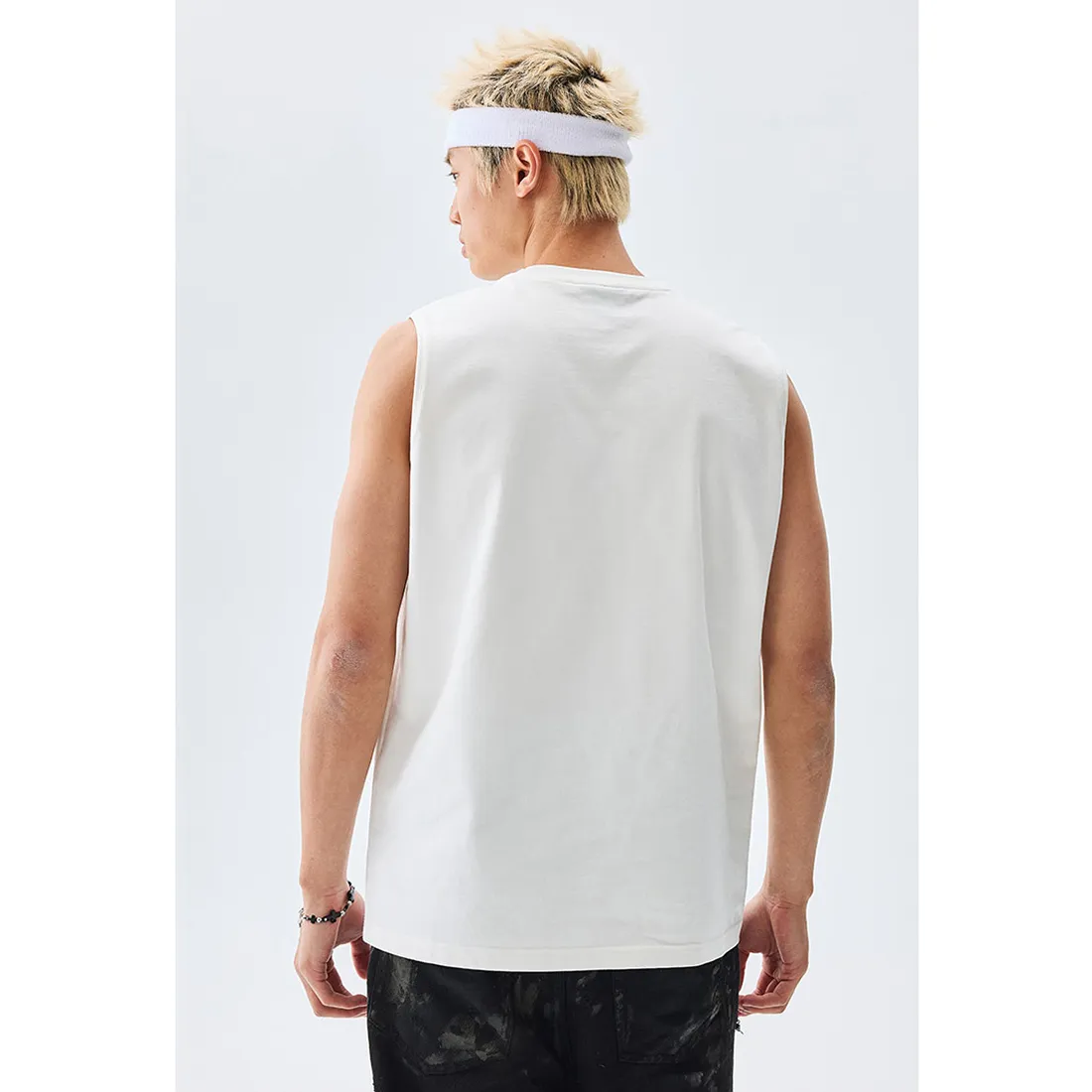 MR. ENJOY DA MONEY  |Unisex Street Style Plain Cotton Logo Vests & Gillets