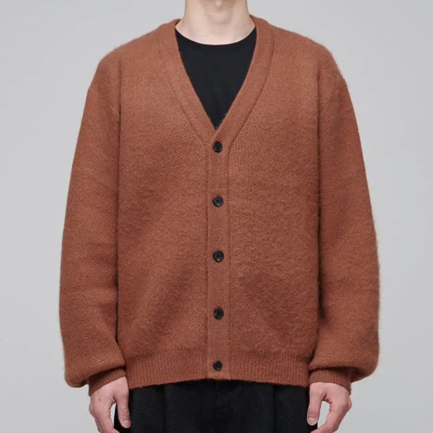 MUSINSA STANDARD  |Button-down Wool Nylon Street Style Plain Cardigans