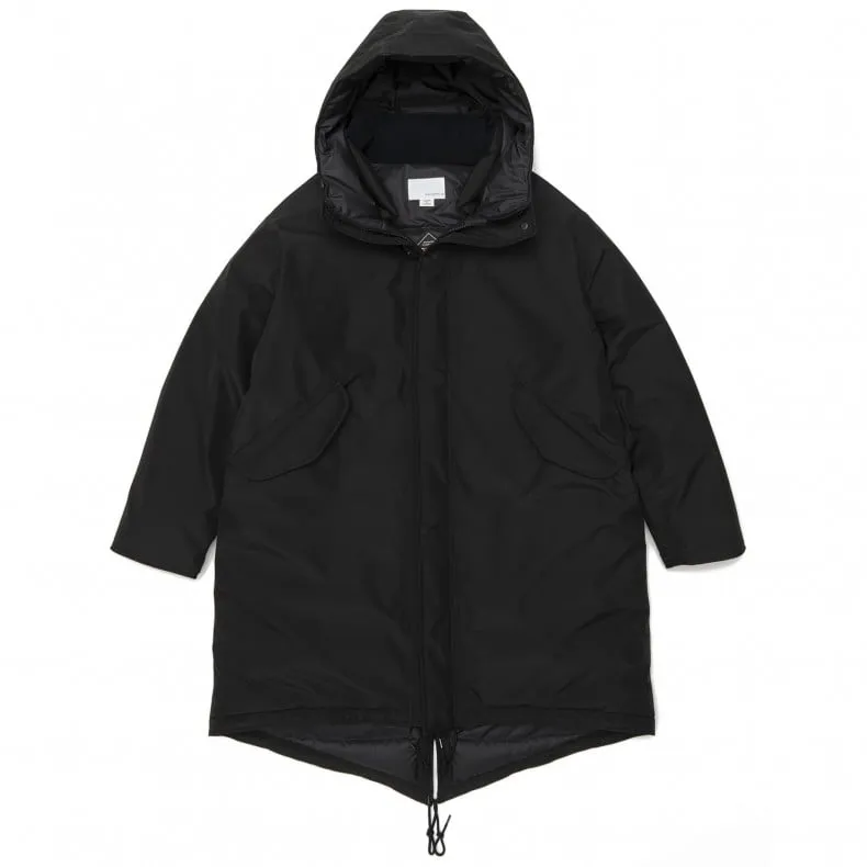 nanamica GORE-TEX Long Down Coat (Black)