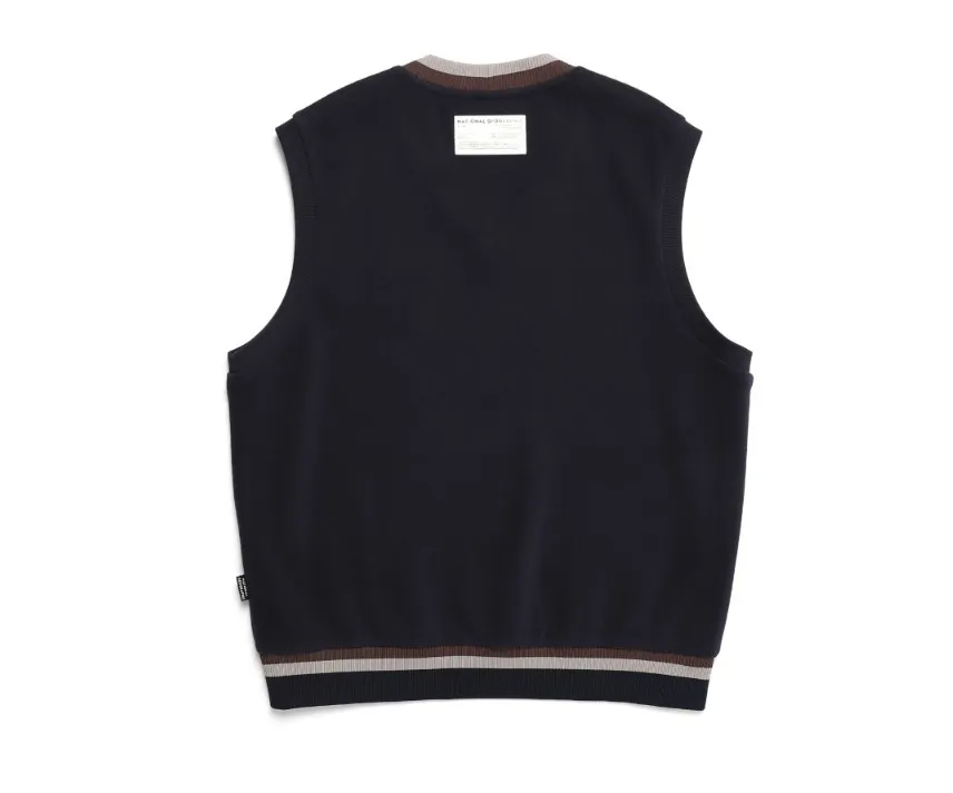 NATIONAL GEOGRAPHIC  |Unisex Street Style Plain Cotton Logo Vests & Gillets