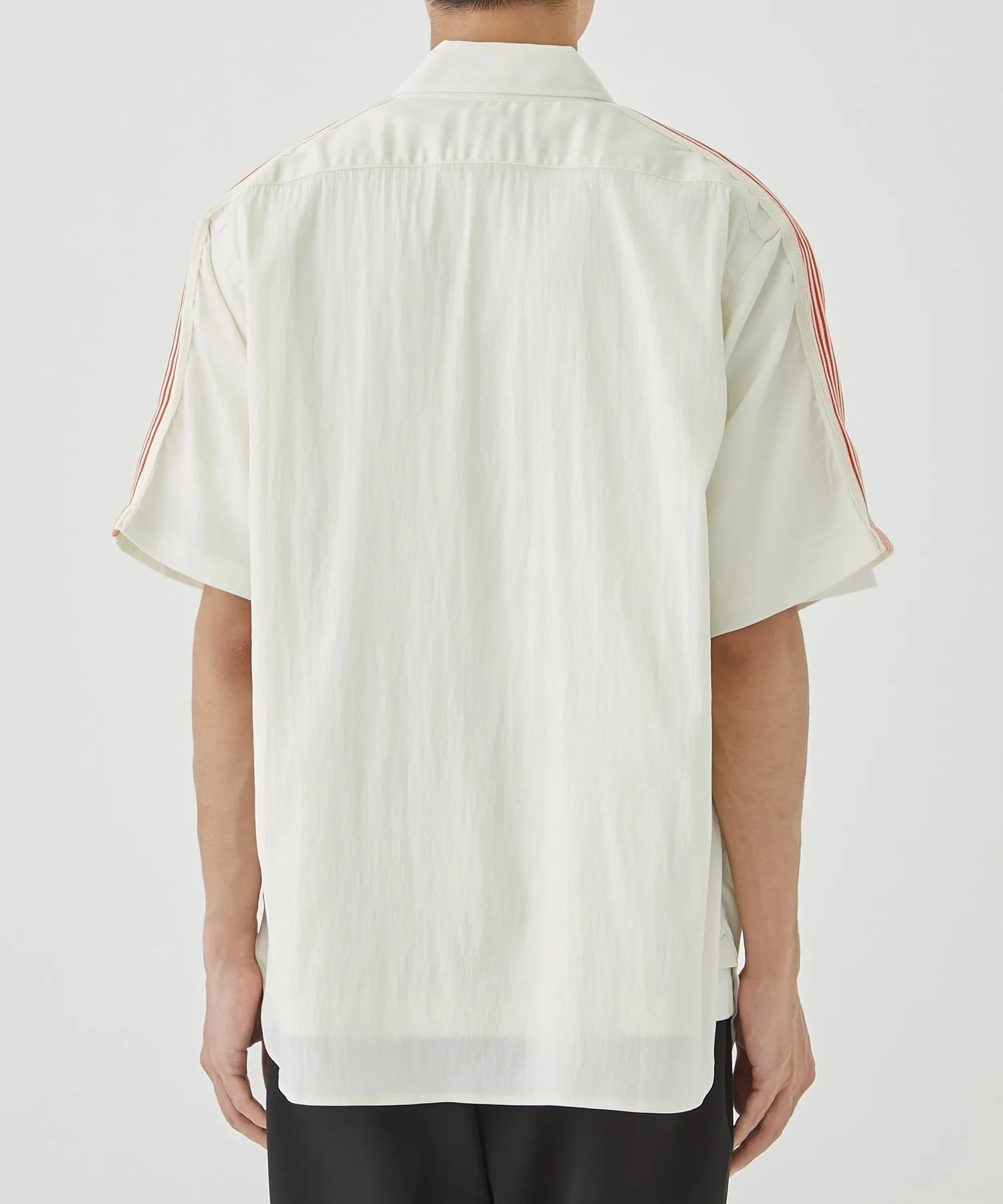 Needles  |Button-down Nylon Street Style Plain Short Sleeves Logo