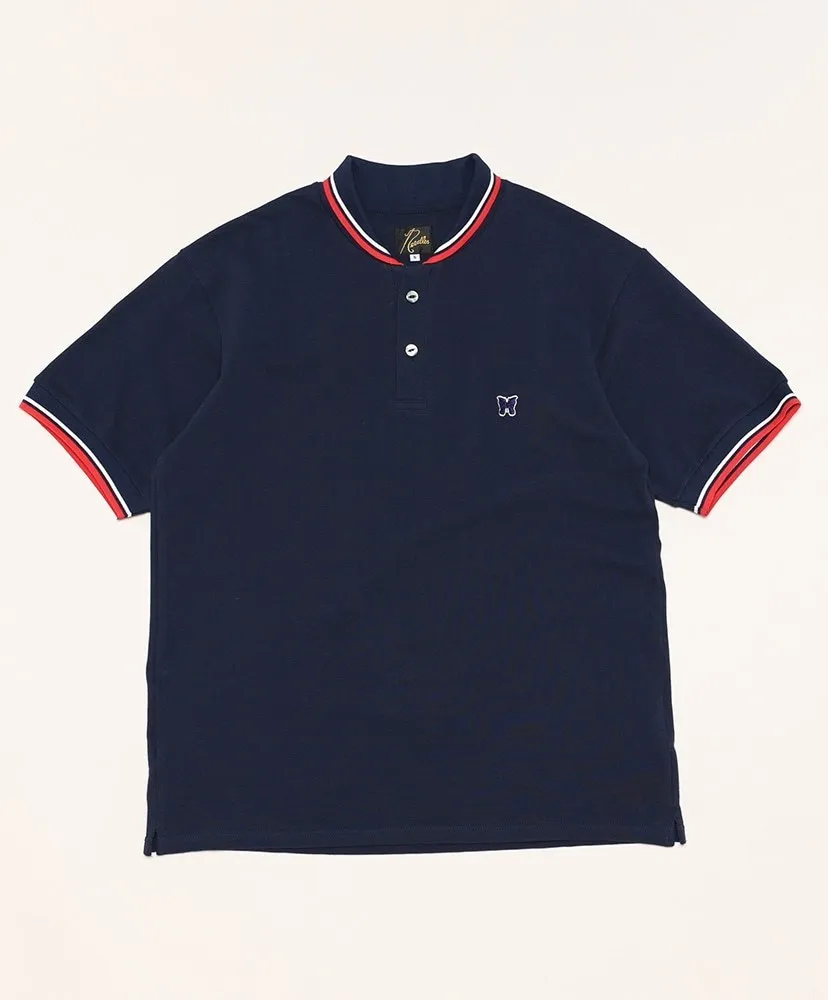 Needles  |Button-down Unisex Street Style Short Sleeves Logo Polos