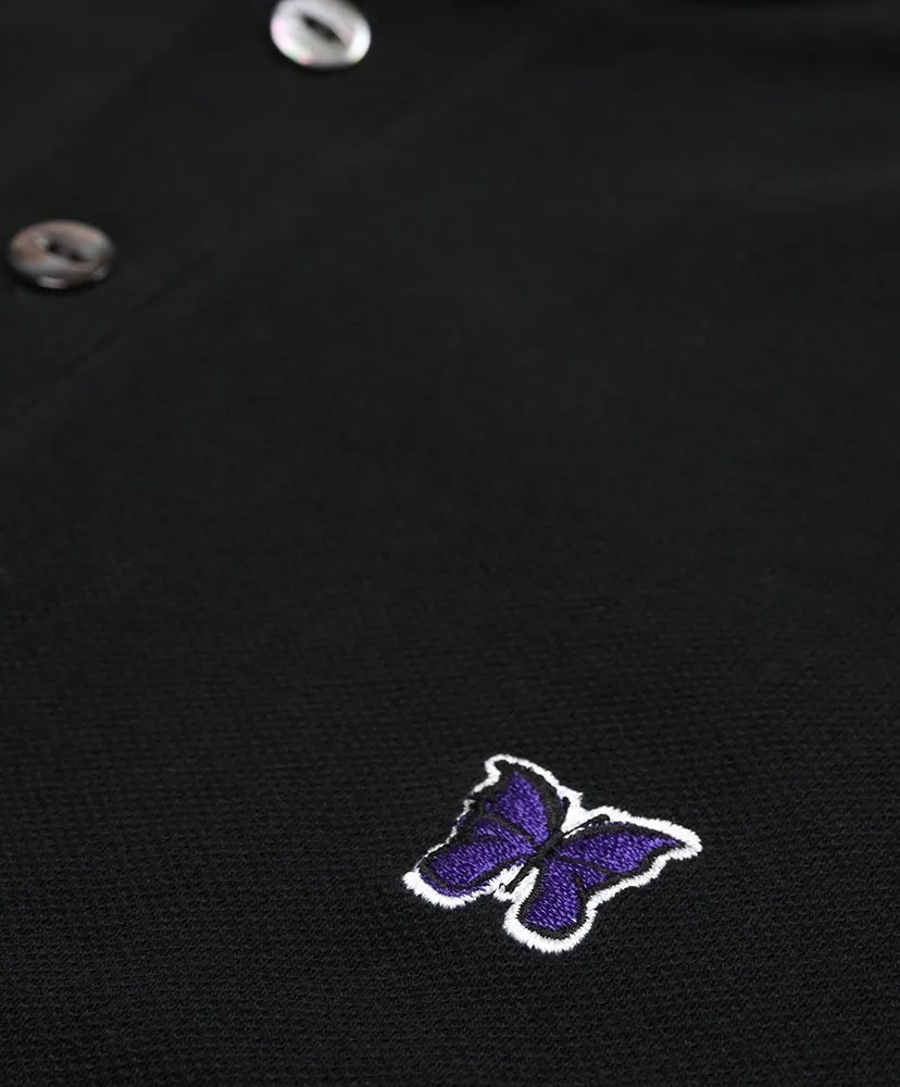 Needles  |Button-down Unisex Street Style Short Sleeves Logo Polos