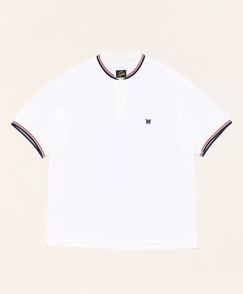 Needles  |Button-down Unisex Street Style Short Sleeves Logo Polos