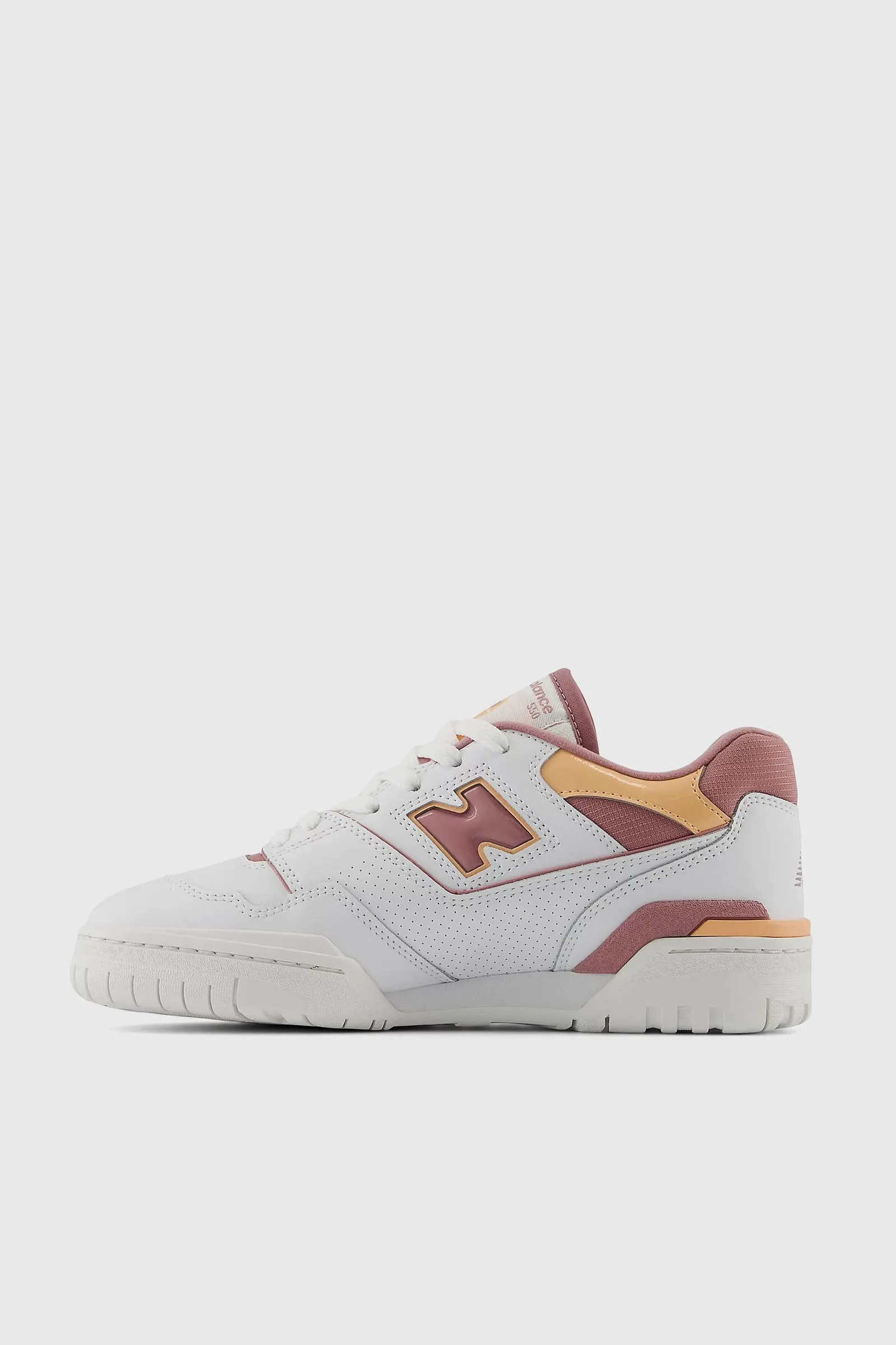 New Balance Sneaker 550 Pelle Bianco/Rosa