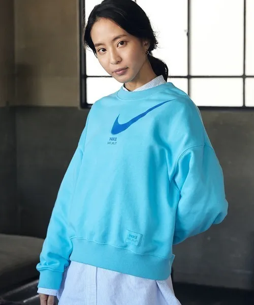 Nike  |Crew Neck Unisex Street Style Long Sleeves Plain Logo