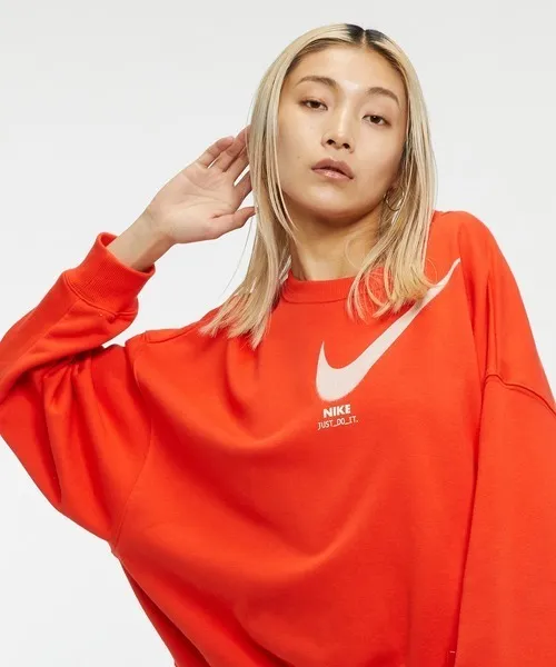 Nike  |Crew Neck Unisex Street Style Long Sleeves Plain Logo