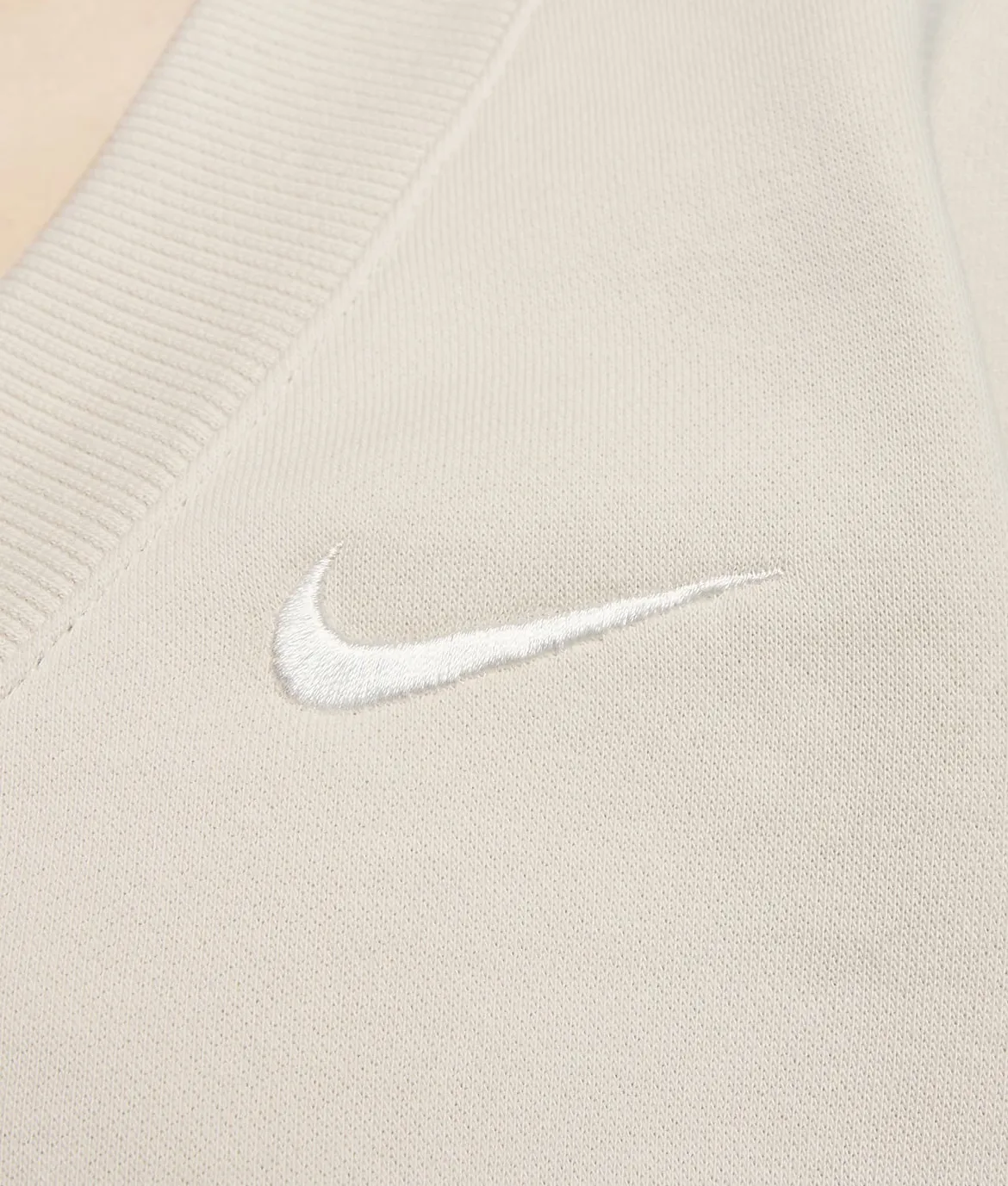 Nike  |Unisex Street Style V-Neck Long Sleeves Plain Cotton Logo