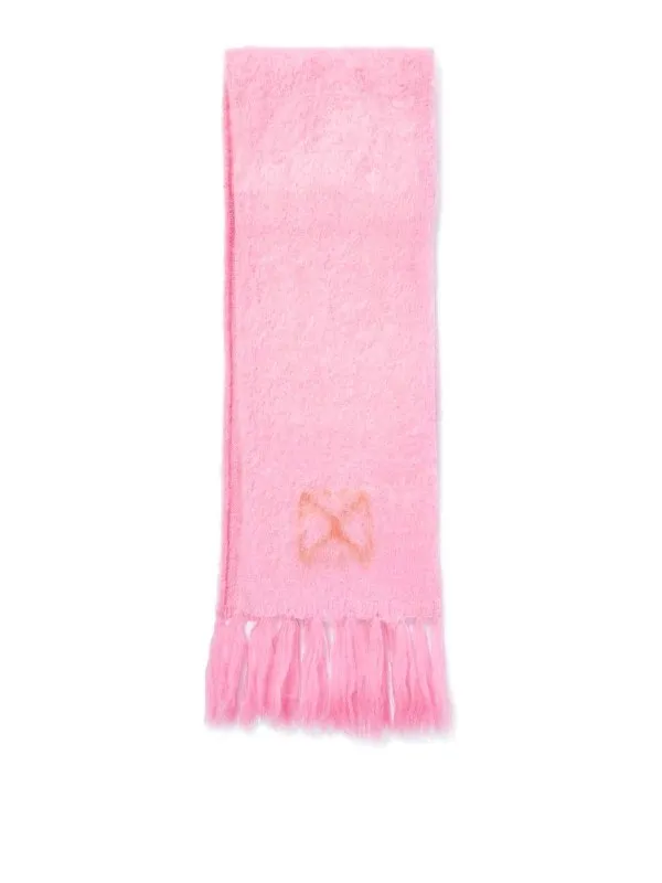 Off-White Wool Scarf