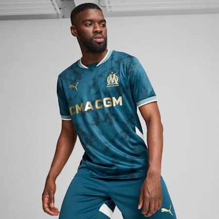 Olympique de Marseille 24/25 Away Men's Jersey | Ocean Tropic-Bold Blue | PUMA Shoes | PUMA 