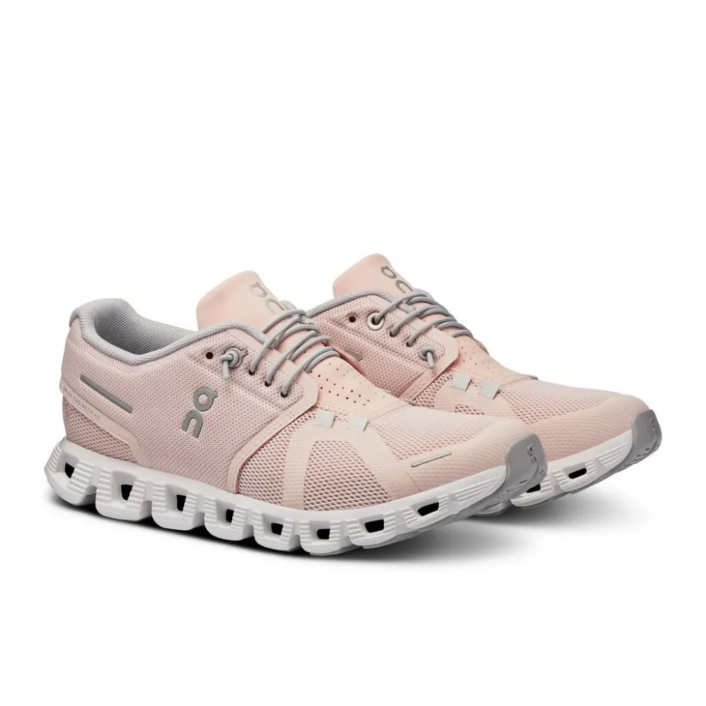 On Women's Cloud 5 Sneaker - Shell/White