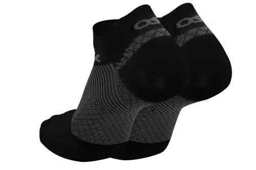 OS1st No-Show Plantar Fasciitis Socks- Black