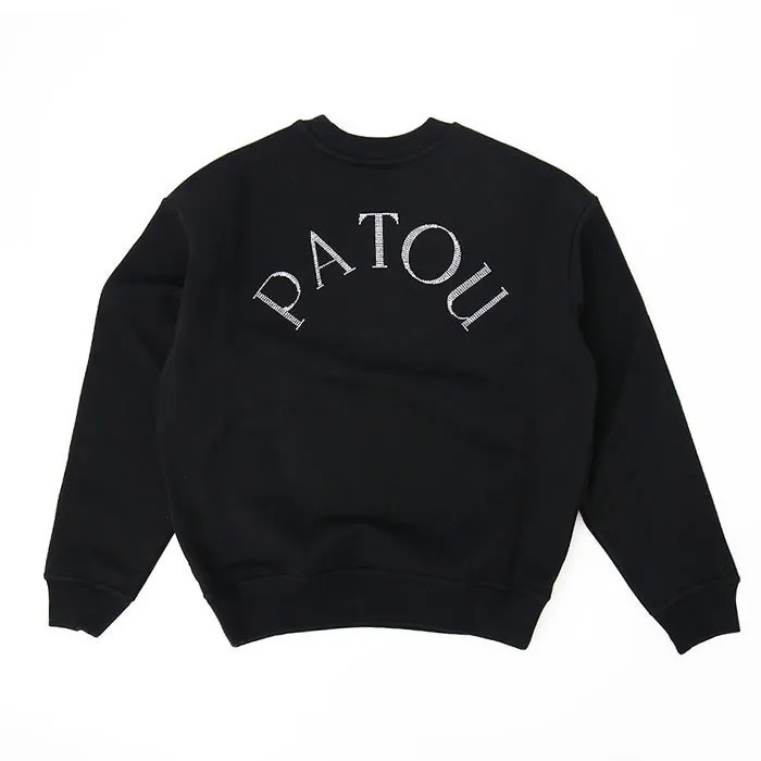 PATOU  |Crew Neck Street Style Long Sleeves Cotton Logo