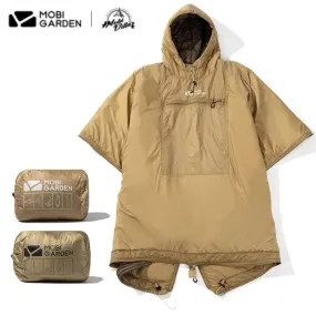 Poncho / sac de couchage 2 en 1 confort 10°C 750g Mobi Garden - Outdoor cloak