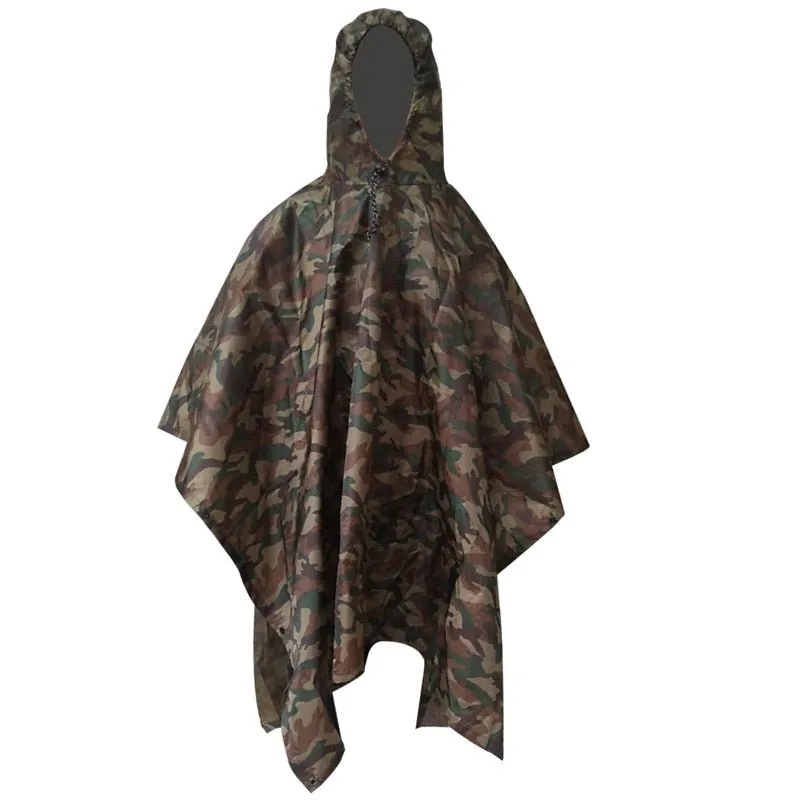 Poncho de pluie multifonctions 3 en 1 (tarp, auvent) Tomshoo - TLM181