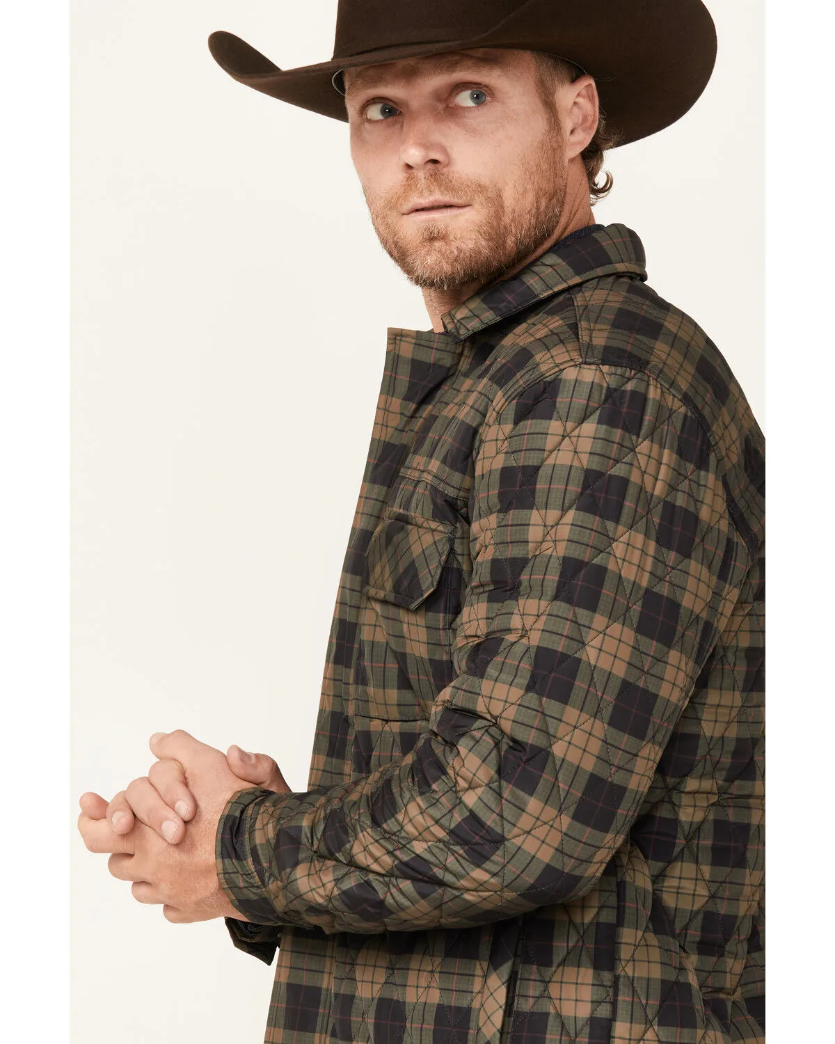 Product Name:  Cody James Men's Prescott Plaid Print Puffer Jacket - Big