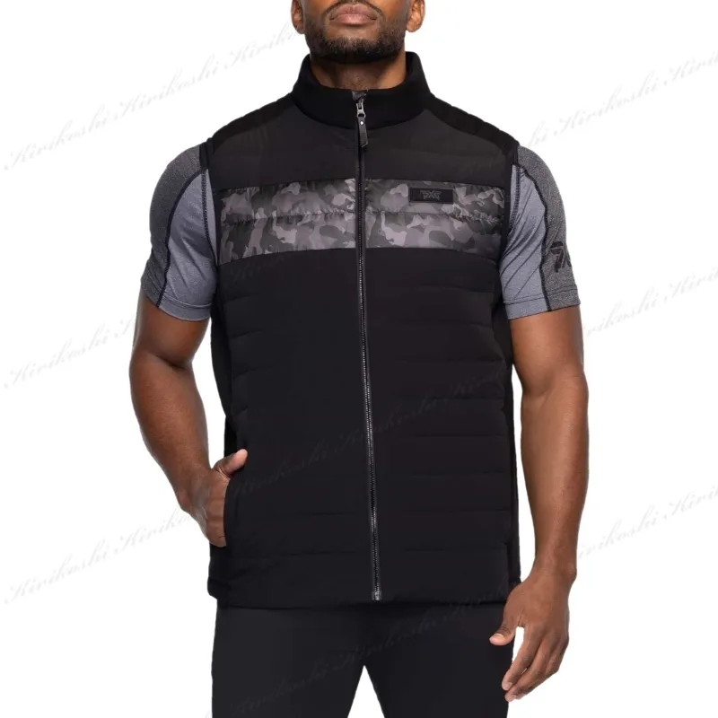 PXG  |Camouflage Street Style Logo Vests & Gillets