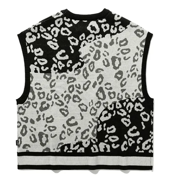 ROMANTIC CROWN  |Leopard Patterns Unisex Street Style Vests & Gillets