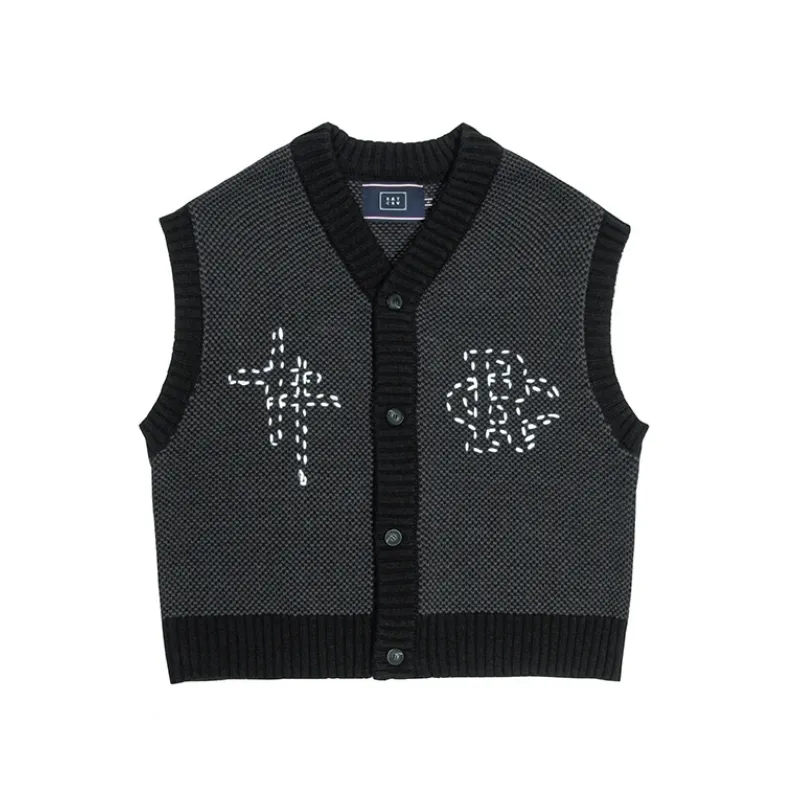 ROMANTIC CROWN  |Unisex Street Style Plain Logo Vests & Gillets