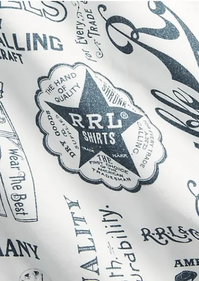 RRL  |Button-down Street Style Long Sleeves Cotton Surf Style