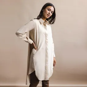 SALE - The Shirt Dress - Oatmeal