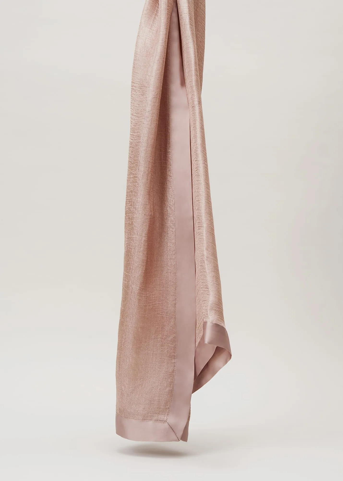 Satin Trim Scarf