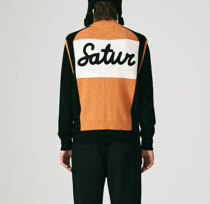 SATUR  |Unisex Nylon Street Style Plain Cotton Oversized Logo