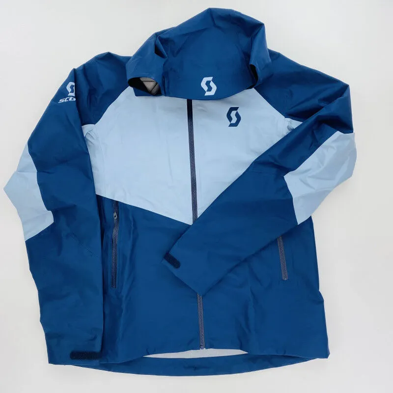 Scott  Sco Jacket W'S Explorair Light - Giacca antipioggia di seconda mano - Donna - Blu - L